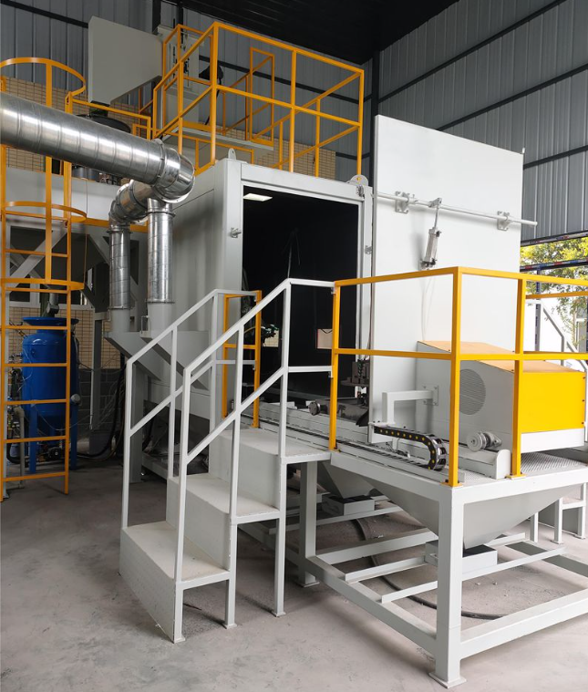 全自動(dòng)噴砂機(jī) 實(shí)現(xiàn)無(wú)人化高效生產(chǎn)