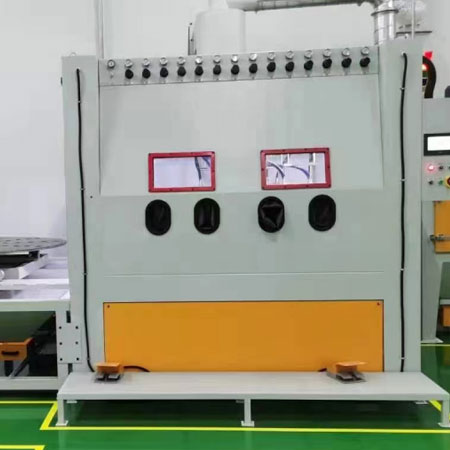 高效生產，從箱體手動噴砂機開始，提升零部件質量